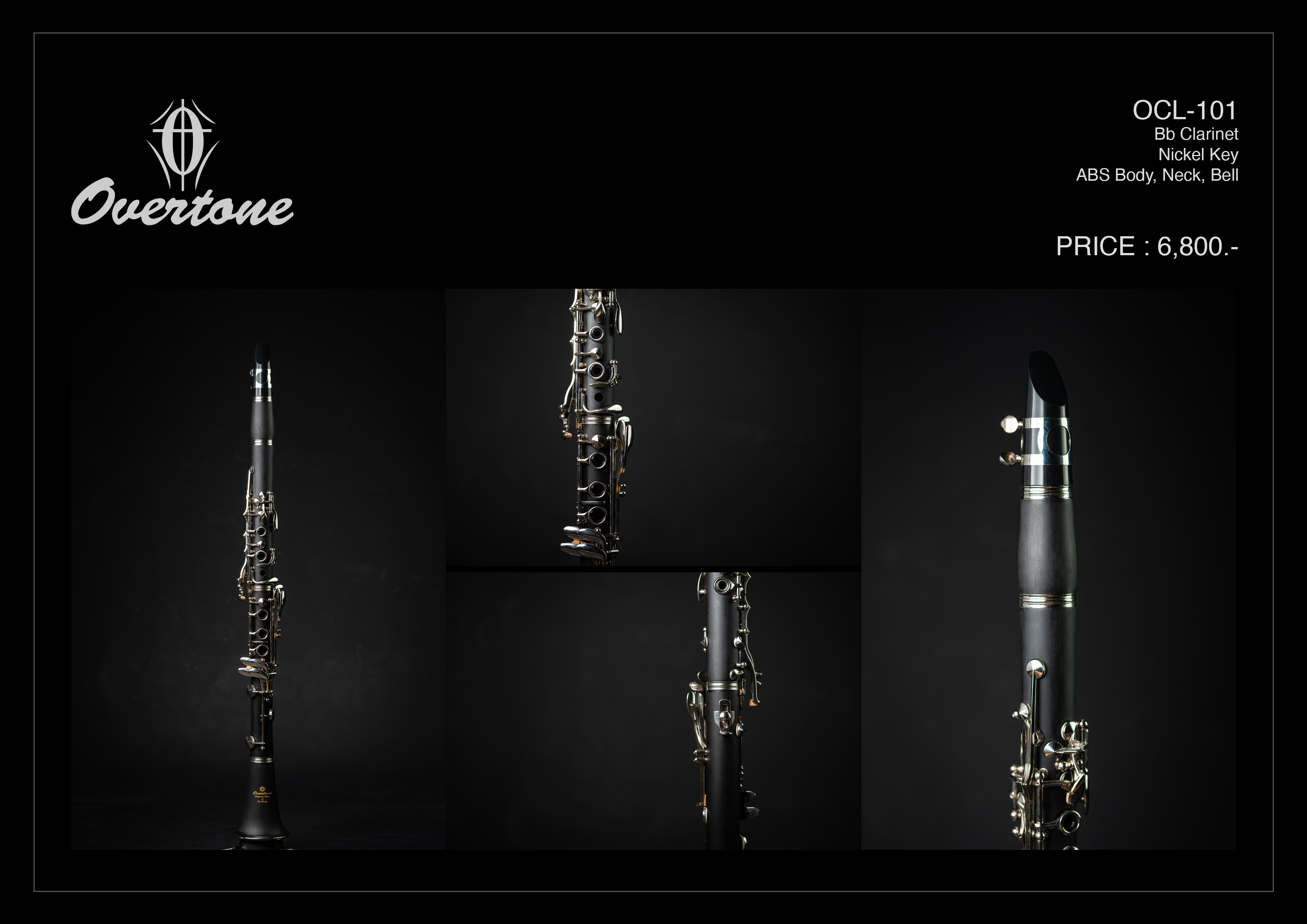 Overtone Clarinet Model OCL-101